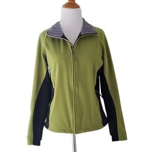Mountain Hardwear Windstopper Full Zip Fleece Outdoors Sage Green Women Small